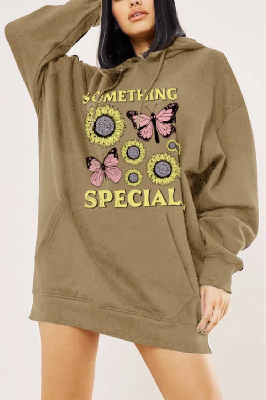 Simply Love Simply Love Full Size SOMETHING SPECIAL Graphic Hoodie