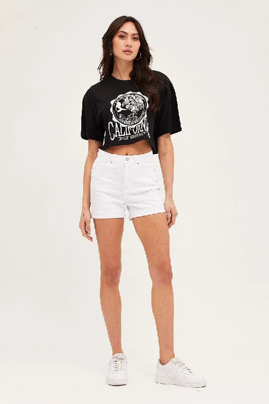 white-mid-rise-rolled-hem-skinny-denim-shorts-ds10223c-20j