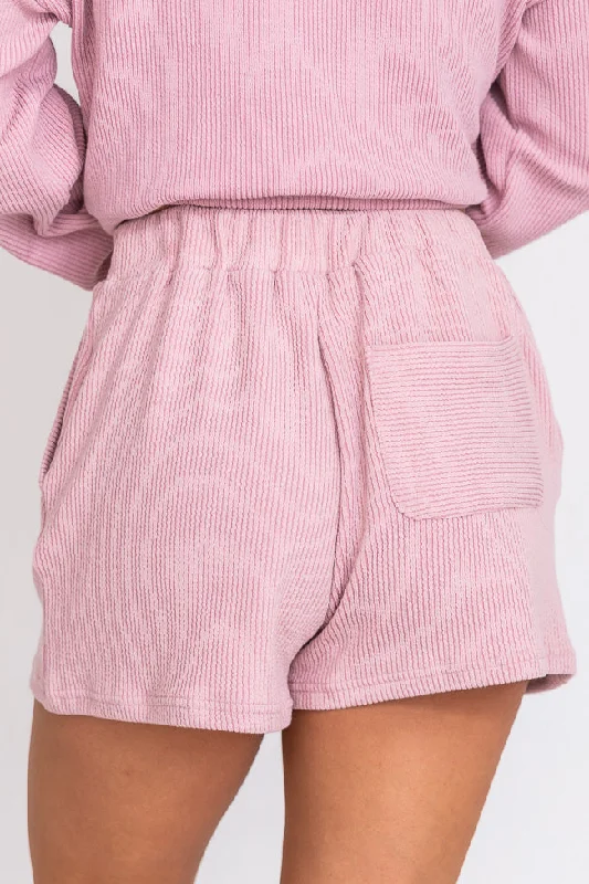 why-not-mauve-cord-lounge-shorts